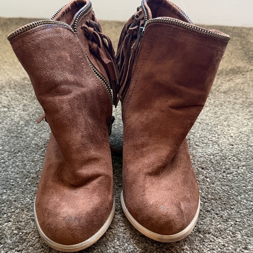 Not Rated Brown Ankle Booties